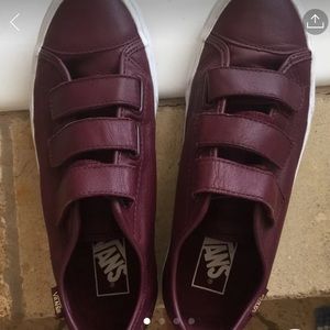 Leather Velcro Vans by Free People